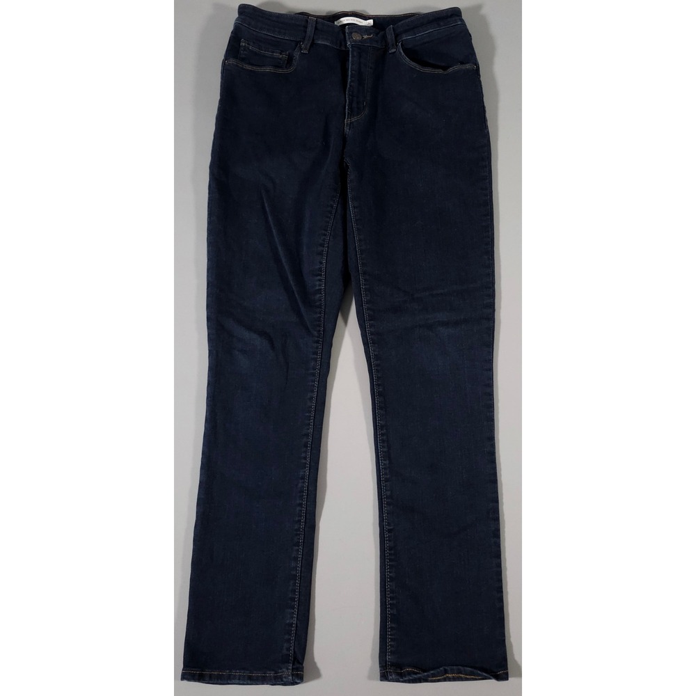 Levi's Classic Mid‎ Rise Skinny Jeans Womens 30 Dark Blue Denim Stretch 10M